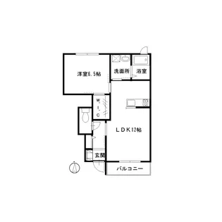 Gemini A【1階】の間取り