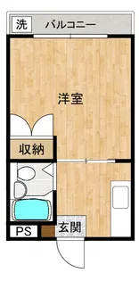 ヨコタハイツ【3階】の間取り