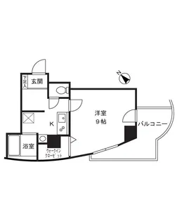 うぃすてりあE【2階】の間取り