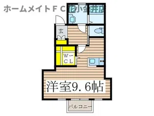 ヴィラ・ブランドール【1階】の間取り
