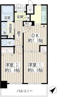 ネオマイム鶴見市場【7階】の間取り