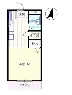 テイスティー鴻之台【2階】の間取り