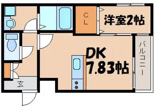 MOVE府中浜田壱番館【1階】の間取り