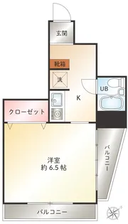 FK50松戸マンション【7階】の間取り
