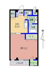 メゾン・ド・リュミエール【3階】の間取り