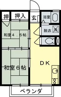 シーホーク成田【2階】の間取り