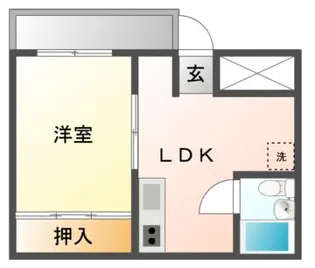 グランディアミアモーレ【1階】の間取り