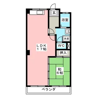 ハインスハイムII【2階】の間取り