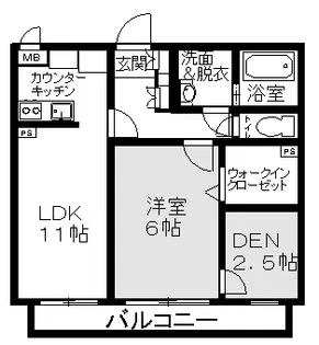 ファミーユ館林【2階】の間取り