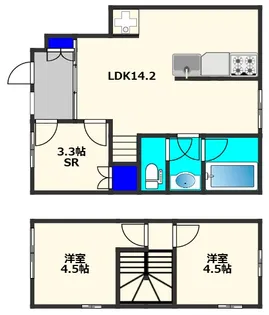 バウハウスの間取り