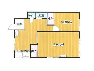 コーポ黒潮【2階】の間取り