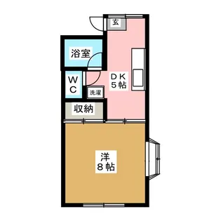 レジデンス越後【1階】の間取り