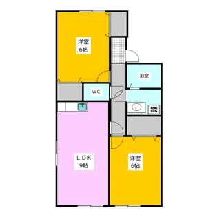 ラークタウン【1階】の間取り