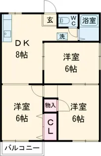 メゾン今宮【2階】の間取り