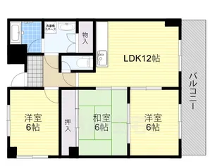 ロイヤルハイツ千里【4階】の間取り
