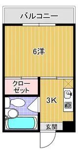 コーポ東向山【2階】の間取り