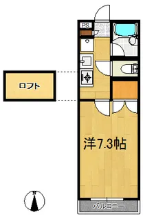メゾンド歩坂A【2階】の間取り
