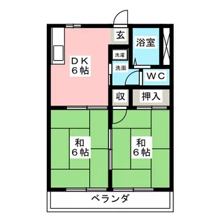 東濃園ハイツ【2階】の間取り