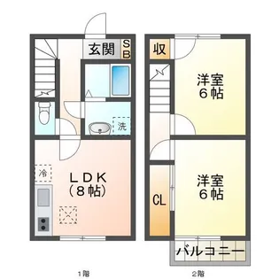 三重県鈴鹿市野町中3【一戸建】の間取り