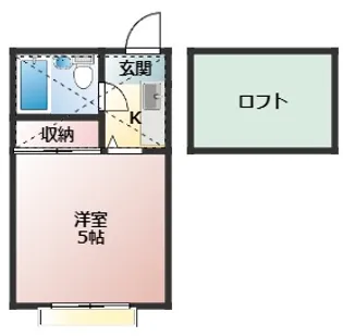清瀬ブルーハイム【1階】の間取り
