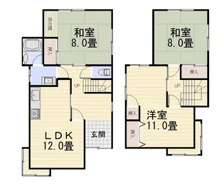 石川県金沢市円光寺3【一戸建】の間取り