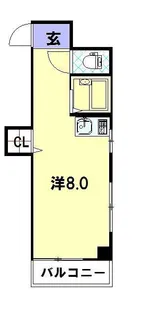 ユーフラット【4階】の間取り