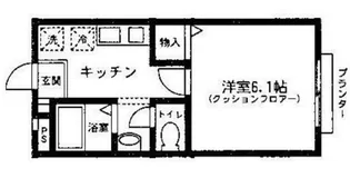 グリーンポート吉祥寺C【1階】の間取り