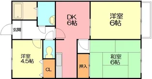 フェリース中根【2階】の間取り