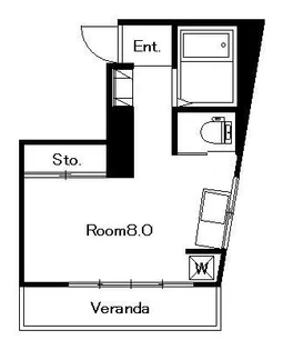 深田ビル【2階】の間取り