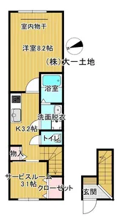 LebeL drie【2階】の間取り