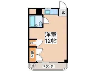 マンションアイダ【5階】の間取り