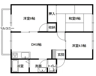ガーデンハウス本多町【2階】の間取り