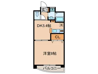 小川の荘【2階】の間取り