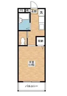 マンションアベニュー【1階】の間取り