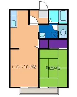 サンライフ【2階】の間取り