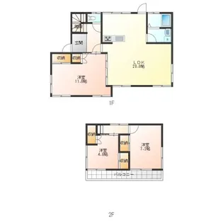 静岡県藤枝市藤岡4【一戸建】の間取り