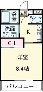 1Kの間取り画像