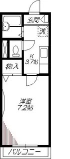 鈴懸フラッツ【1階】の間取り