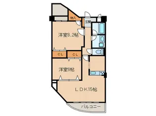 はなみずき3【3階】の間取り