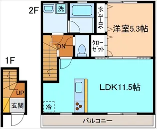 Sin B棟【2階】の間取り