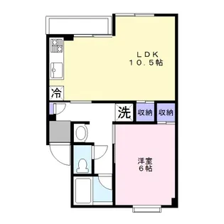 平岡ビル【3階】の間取り