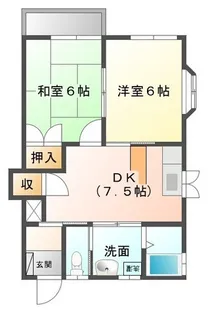 プランシェールST【1階】の間取り