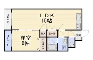 山科クリーンハイツ【2階】の間取り