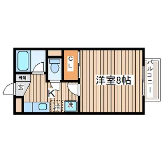 アンクラージェ小松島【1階】の間取り