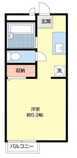 ヒルズ中野【1階】の間取り