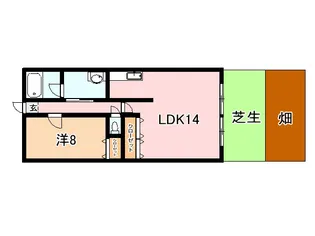 ガーデンハイツさくら【1階】の間取り