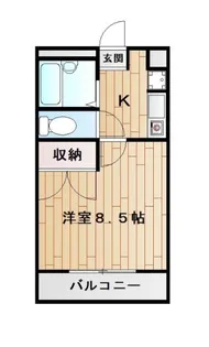 1Rの間取り画像