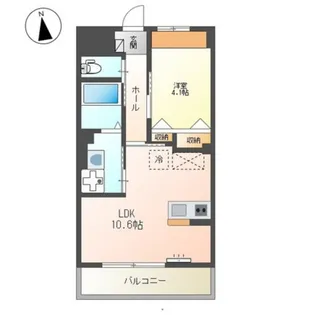 アリエス八本松【2階】の間取り