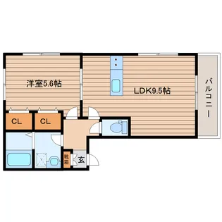 サンパークIII【2階】の間取り