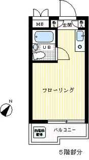 アマドリア豪徳寺【5階】の間取り